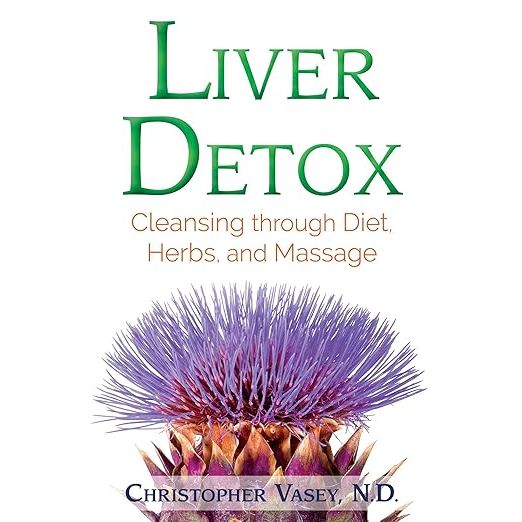 Liver Detox: Cleansing through Diet, Herbs, and Massage is a book written by Christopher Vasey N.D., a naturopathic doctor and author known for his expertise in natural healing methods.