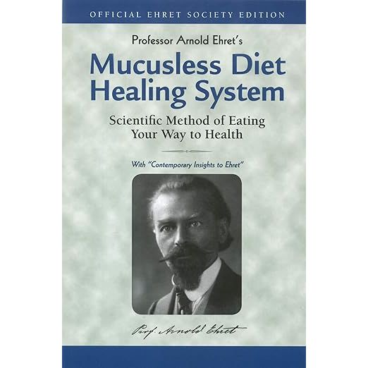 The Mucusless Diet Healing System is a dietary program developed by Arnold Ehret, a German health educator, in the early 20th century. The central idea of this system is that consuming mucus-forming foods (such as meat, dairy, refined grains, and processed foods) leads to the buildup of harmful toxins in the body.