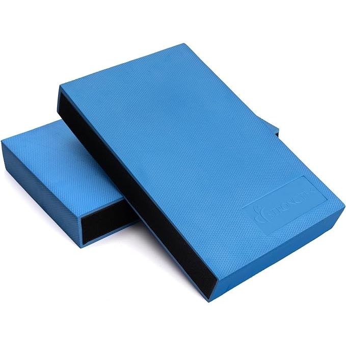 A balance pad, also known as a balancing foam pad, is a versatile fitness accessory designed to improve stability, balance, and core strength.