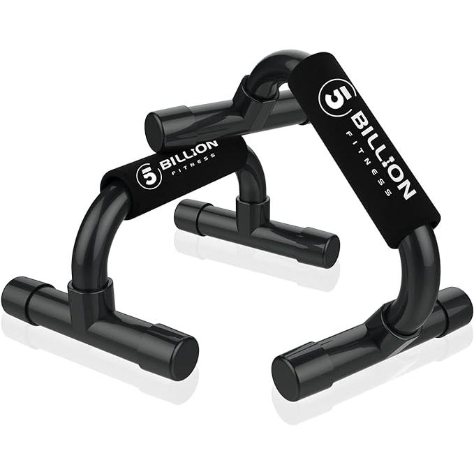 Push up bars are a type of exercise equipment that is used to enhance the effectiveness of push up exercises. They consist of two handles that are designed to be gripped during push ups, and are typically placed on the ground to provide a more ergonomic position for the hands and wrists.