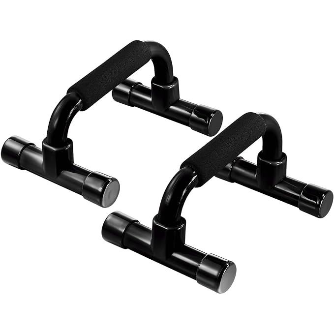 Push up bars are a popular piece of home workout equipment that are designed to enhance the effectiveness of push up exercises. They typically consist of a set of handles that are elevated off the ground, allowing for a deeper range of motion and better targeting of chest, shoulder, and arm muscles during push ups.