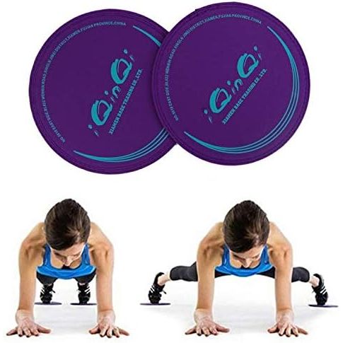 The iQinQi Exercise Glider Discs are a versatile and compact exercise tool designed to help users improve their core strength, balance, and flexibility. The dual-sided sliders are suitable for use on hardwood floors and provide a smooth gliding motion for a challenging workout.