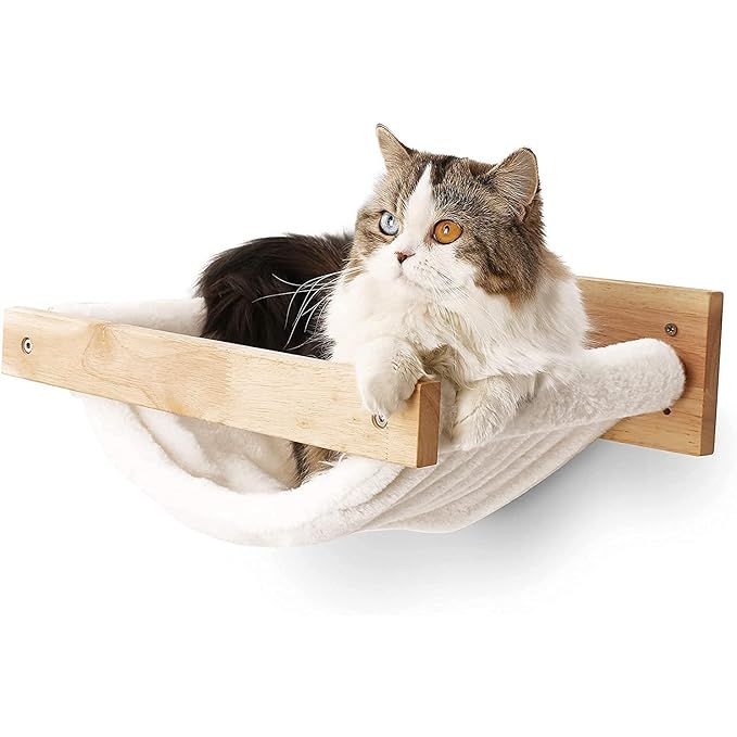 The FUKUMARU Cat Hammock Wall Mounted is a stylish and practical piece of furniture designed specifically for your feline friend. This cat hammock provides a cozy and comfortable space for your cat to sleep, play, climb, and lounge.