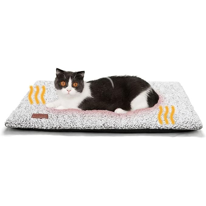 The Self Warming Cat Bed is a 24 x 18 inch thermal pet pad designed to keep your cat or dog warm and cozy. It is designed with a self-heating feature that utilizes your pet's own body heat to provide extra warmth, making it perfect for indoor and outdoor use.