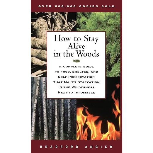 "How to Stay Alive in the Woods" by Bradford Angier is a comprehensive guide to surviving in the wilderness by providing essential knowledge on finding food, building shelter, and self-preservation techniques. The book covers various topics such as identifying edible plants, catching animals for food, and foraging for resources in the wild.