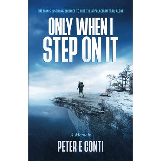 "Only When I Step On It: One Man's Inspiring Journey to Hike The Appalachian Trail Alone" is a book written by Peter E Conti and Donna Partow. The book chronicles Peter's solo journey along the Appalachian Trail, a 2,190-mile route that stretches from Georgia to Maine.
