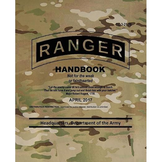 The TC 3-21.76 Ranger Handbook: April 2017 is a publication created by the Headquarters Department of the Army as a guide for United States Army Rangers. This handbook serves as a comprehensive source of information on Ranger tactics, techniques, and procedures for conducting small-unit operations.