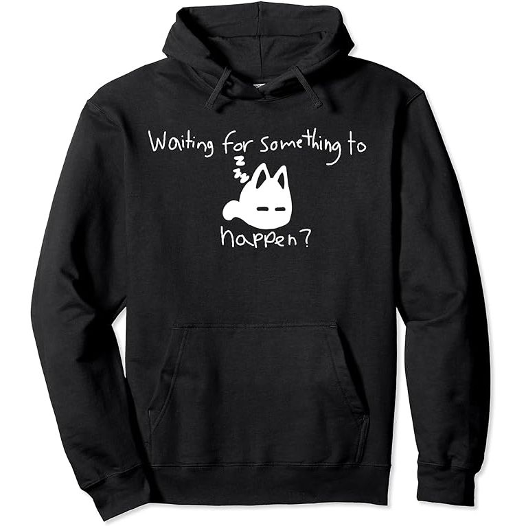 The Cat Lover Waiting For Something To Happen Omori Cat Inspired Pullover Hoodie is a cozy and stylish piece of clothing perfect for any cat enthusiast. This hoodie features a unique design inspired by the popular Omori Cat character, making it a fun and playful addition to any wardrobe.