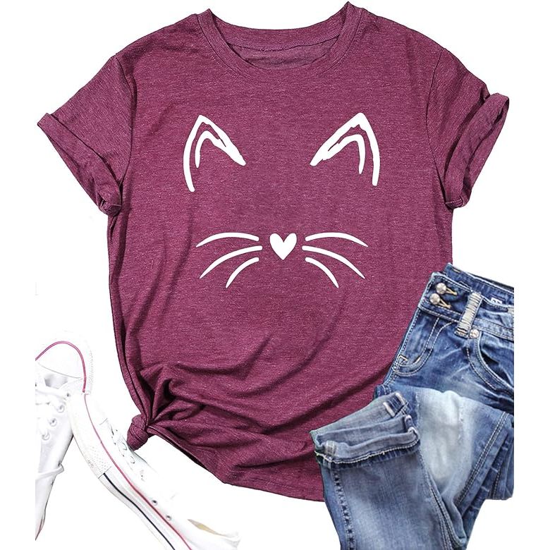 The LAZYCHILD Cat Mom shirts for women are designed for cat lovers who want to show off their love for their furry feline friends. These cat mama t-shirts feature funny cat graphic tees that come in a variety of designs, colors, and sizes. Made from high-quality materials, these shirts are comfortable to wear and perfect for everyday casual wear.