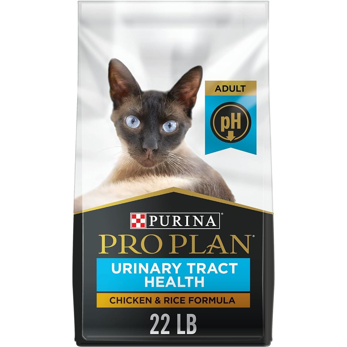 Purina Pro Plan Urinary Tract Cat Food, Chicken and Rice Formula is specifically designed to help maintain a healthy urinary tract in cats. This dry cat food is formulated with high-quality protein sources, including real chicken as the main ingredient, to support your cat's overall health and wellness.