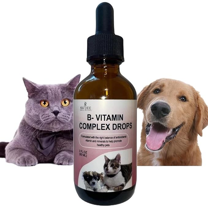 Liquid Vitamin B-12 Complex Drops for Dogs and Cats are a veterinarian-formulated supplement designed to provide essential nutrients to support the overall health and well-being of pets.