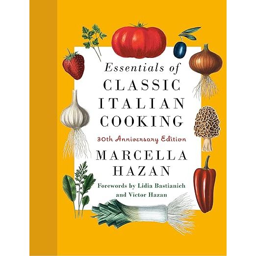 Rediscover the artistry of timeless Italian cuisine with the Essentials of Classic Italian Cooking: 30th Anniversary Edition. Celebrated as a culinary milestone, this definitive guide by the illustrious Marcella Hazan, garnished with insights from Karin Kretschmann, Lidia Matticchio Bastianich, and Victor Hazan, stands as an indispensable kitchen companion for aficionados and novices alike.

This anniversary edition serves up an exquisite menu of authentic recipes, encapsulating the essence of Italy's diverse gastronomy. Indulge in an array of dishes that span the spectrum from succulent pasta to sumptuous seafood, tender meats, and vibrant vegetables. The book is a testament to the philosophy of using the finest ingredients and mastering time-honored techniques to evoke the rich tapestry of Italian flavor in every meal.

Carefully crafted for the home chef, the Essentials of Classic Italian Cooking ensures a seamless culinary journey with its clear, step-by-step instructions and professional insights. Whether you're refining your repertoire or taking your first steps toward Italian culinary mastery, this 30th Anniversary Edition is your quintessential resource for bringing the heart of Italy into your kitchen. Let your cooking adventure begin and elevate your home dining experience to new, delectable heights.