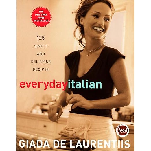 Immerse yourself in the essence of Italian cuisine with Everyday Italian: 125 Simple and Delicious Recipes, a collaboration between culinary maestros Giada De Laurentiis and Mario Batali. This comprehensive cookbook showcases an array of 125 stress-free recipes that will enchant both the amateur cook and the accomplished gastronome. Dive into an enticing world where classic spaghetti entrees, hearty appetizers, and indulgent sweets celebrate Italy's rich culinary heritage perfect for any meal or milestone.

Savor the fusion of Giada De Laurentiis' innovative finesse and Mario Batali's time-honored traditions, as they guide you through a delectable journey featuring Italian favorites. Everyday Italian is a resource for those seeking to refine their culinary repertoire and for those embarking on their first gastronomic adventure. Each recipe is thoughtfully curated to excite the palate, from sumptuous feasts to laid-back weeknight dinners, ensuring your guests are left in awe.

Expert cooking has never been more accessible with the intuitive guidance and expert advice packed into Everyday Italian. Step-by-step directions and professional insights empower you to master the art of Italian cooking in the comfort of your home. Yearning for a slice of Italy's vibrant tastes and aromas? Let Everyday Italian: 125 Simple and Delicious Recipes transform your kitchen into an Italian grandmother's haven and bask in the warm, captivating spirit of Italian cooking. Indulge in the culinary legacy that Giada De Laurentiis and Mario Batali have artfully crafted for every contemporary home chef.