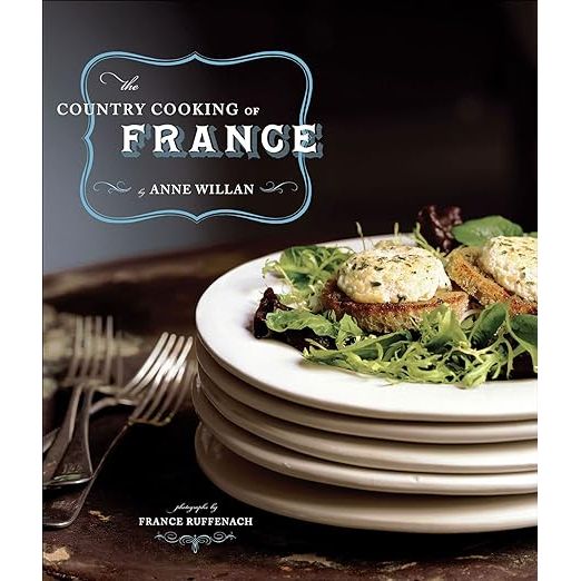 Dive into a tantalizing gastronomic journey with The Country Cooking of France, an exquisite cookbook penned by the esteemed Anne Willan, a luminary in French cuisine education, and embellished with the sublime imagery captured by photographer France Ruffenach. This quintessential collection is a treasure trove of French culinary wisdom, inviting readers to explore the rustic elegance and diverse palates from every corner of France. With over 300 cherished recipes at your fingertips, this book is not only a compilation of unparalleled flavors but also a meticulously curated guide that intertwines the history and culture behind each dish, offering an authentic taste of France’s rich culinary legacy.

Savor the authenticity of French gastronomy page by page as you indulge in an array of dishes that span from heartwarming appetizers to divine desserts. Classics like Coq au Vin and Ratatouille, and delectable Tarte Tatin are meticulously detailed for both the experienced gourmand and the culinary novice, paired with France Ruffenach's evocative photography that transports you to the heart of the French countryside. The Country Cooking of France is the quintessential companion that promises to elevate your cooking prowess and infuse your dining table with the soulful comforts of French country cuisine, making it an indispensable asset to any chef's collection.

Experience the finesse of French fare with Anne Willan's The Country Cooking of France, a book that resonates with the passion of a seasoned instructor and the depth of a cultural historian. Acclaimed for its authentic recipes, rich content, and captivating visual allure, this cookbook stands as a testament to France's enduring culinary influence. Beyond recipes, it offers a window into the timeless appeal of French flavors, earning its place as a cherished cornerstone for enthusiasts and home cooks who cherish the sublime and enduring art of French cooking.