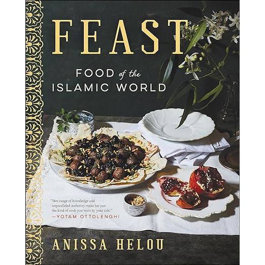 Dive into the gastronomic wonders of Islamic cuisine with Feast: Food of the Islamic World, a masterpiece collection curated by the accomplished chef and culinary author Anissa Helou. This expansive cookbook serves as your personal guide to a rich tapestry of flavors spanning from the vibrant markets of the Middle East, the aromatic kitchens of North Africa, to the spice-laden lands of South Asia and beyond. Each page is a celebration of diverse and mouthwatering recipes that artfully combine unique spices, flavors, and culinary techniques characteristic of Islamic culture.

Feast is much more than a mere recipe book; it is an exquisite exploration of the Middle Eastern culinary arts as seen through the eyes of Anissa Helou. Her infectious love for the region's food weaves together historical anecdotes and cultural insights, offering a feast for the mind as well as the palate. Perfect for cooks of all calibers, this book is a source of inspiration, inviting you to journey through an array of savory dishes and sweets, that not only tantalize your taste buds but also enrich your understanding of one of the world's most flavorful cuisarts.

Anissa Helou's Feast: Food of the Islamic World is a sumptuous visual treat and an indispensartably resource that celebrates the magnificent food traditions of Islamic cuisine. With its expertly crafted content and stunning photography, Feast stands as an essential reference for anyone eager to discover and try their hand at the diverse and exquisite flavors that have captivated food connoisseurs for centuries. Embrace the culinary adventure that awaits within the pages of Feast, and elevate your cookbook library with a volume that promises to awaken your senses and broaden your culinary horizons.