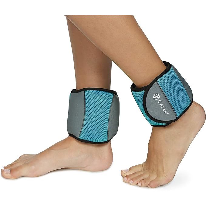 Gaiam ankle weights are a popular choice for both women and men looking to add resistance to their workouts and increase strength training. These weight sets come in 5lb and 10lb options, which can be adjusted to accommodate different fitness levels and specific workout needs.