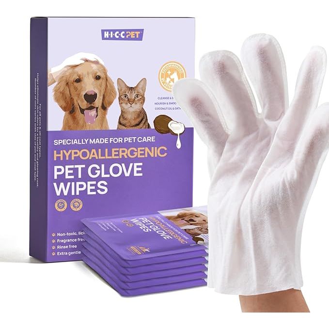 Cleaning Deodorizing Bathing Wipes for Dogs & Cats are a convenient solution for keeping pets clean and fresh between baths. These wipes are hypoallergenic and gentle on sensitive skin, making them suitable for daily use. They are infused with coconut oil, which helps nourish the fur and leave a pleasant scent.