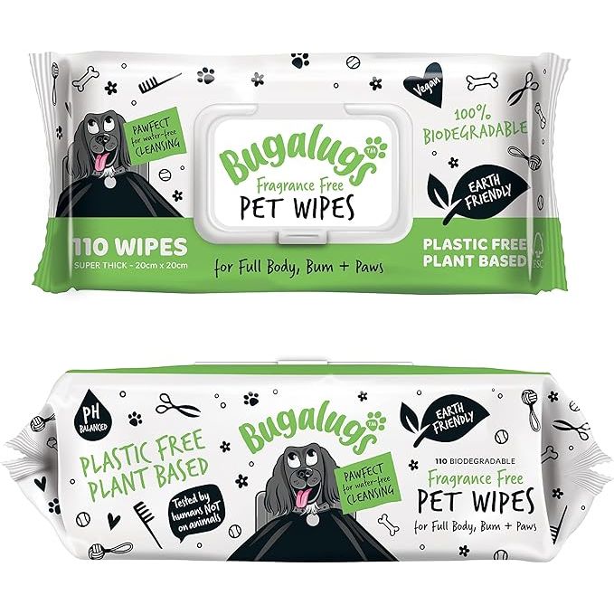 Introducing our Earth friendly and all natural biodegradable wipes, perfect for pet owners looking to reduce their carbon footprint. Made from plant-based cellulose fibers sourced from renewable resources, these wipes are compostable and 100% plastic free.