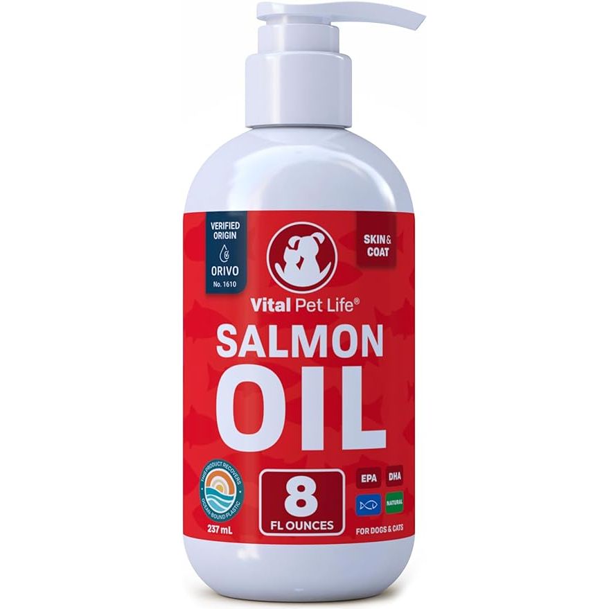 Salmon oil is a popular supplement for pets, particularly dogs and cats, due to its numerous health benefits. It is rich in omega-3 fatty acids, specifically EPA and DHA, which are essential for maintaining a healthy skin and coat.