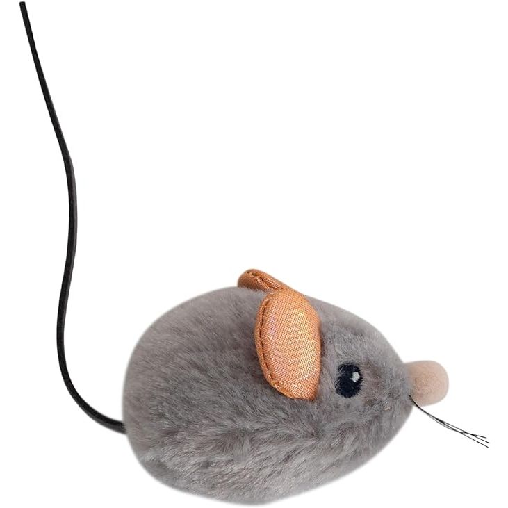 The Catstages Squeak Squeak Mouse Plush Catnip Cat Toy in Grey is a fun and interactive toy designed to keep your feline friend entertained and engaged. The toy features a lifelike mouse design with a built-in squeaker that makes a realistic sound to mimic the natural prey of cats. It is filled with catnip to entice your cat and encourage play.