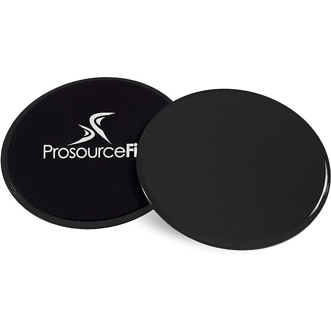 ProsourceFit Core Sliding Exercise Discs are a versatile fitness tool designed for full-body workouts at home or the gym. These dual-sided sliders can be used on any surface, including hardwood, carpet, and tile, making them suitable for a variety of workout environments.