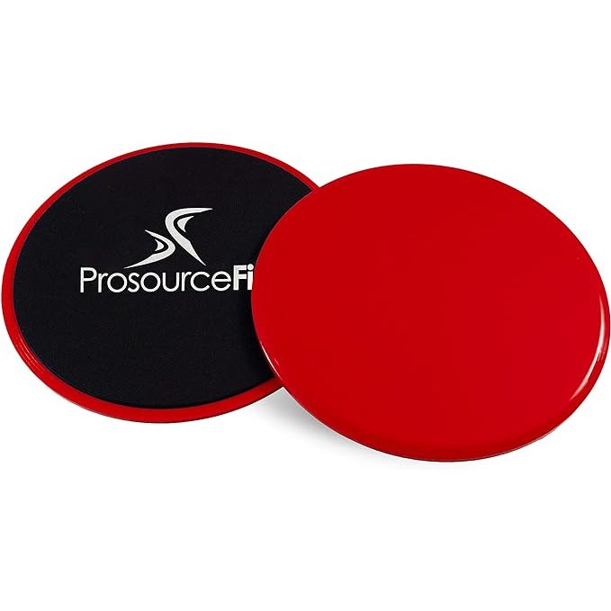 ProsourceFit Core Sliding Exercise Discs are a set of two dual-sided sliders that are designed to be used on any surface at home or in the gym for full-body workouts. These discs are ideal for targeting core muscles and improving overall strength, stability, and balance.