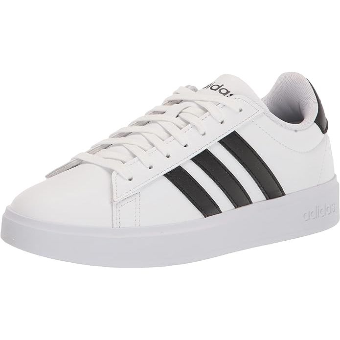 The adidas Grand Court 2.0 is a popular mens sneaker that combines classic design elements with modern technology. It features a sleek, low-top silhouette with a durable synthetic leather upper that provides a comfortable and supportive fit.