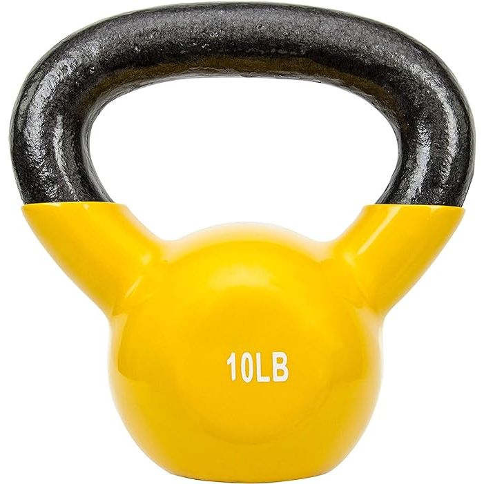 Sunny Health & Fitness offers a range of vinyl coated kettlebells to help with strength and weight training. These kettlebells are available in 5lb, 10lb, 15lb, 20lb, and 25lb options, providing versatility for users at different fitness levels.