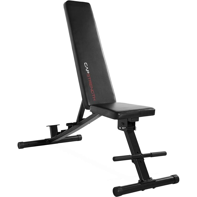 The CAP Barbell Multi Purpose Adjustable Utility Bench Color Series is a versatile and durable workout bench that can be used for a wide range of exercises. It features a fully adjustable backrest, allowing you to customize the angle for different exercises such as chest presses, incline presses, and shoulder presses.