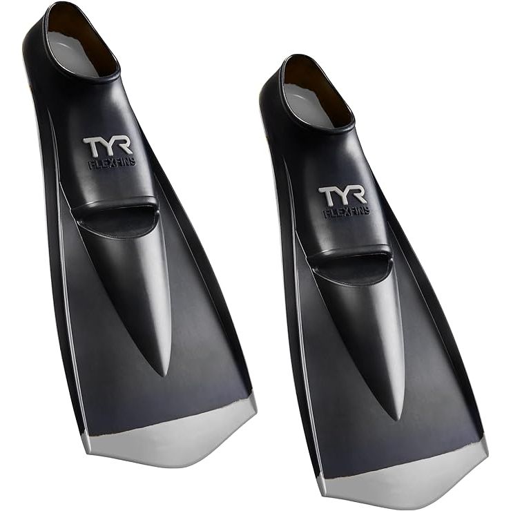 The TYR Flex-Fins 2.0 in XX-Large size are swimming fins designed for users with a shoe size of 13 and above. These fins are an updated version of the original TYR Flex-Fins with enhanced features for improved performance in the water.