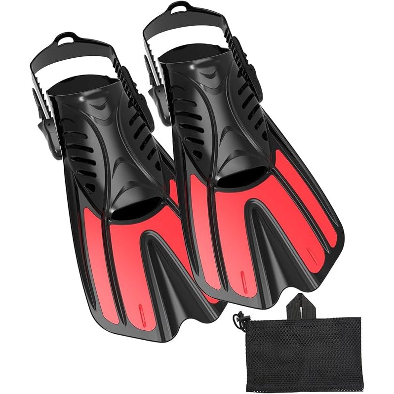 1 Diving fins Snorkeling Gear for Adults Snorkel fins ，Swim fins Open, Adjustable, Men, Women, Children, Swim Flippers