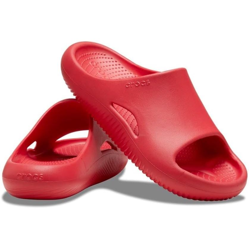 Crocs Unisex-Adult Mellow Recovery Slides are a comfortable and stylish option for those looking for relaxation and relief after a long day on their feet. These slides are designed with Croslite foam cushioning, providing a lightweight and supportive fit for all-day comfort.