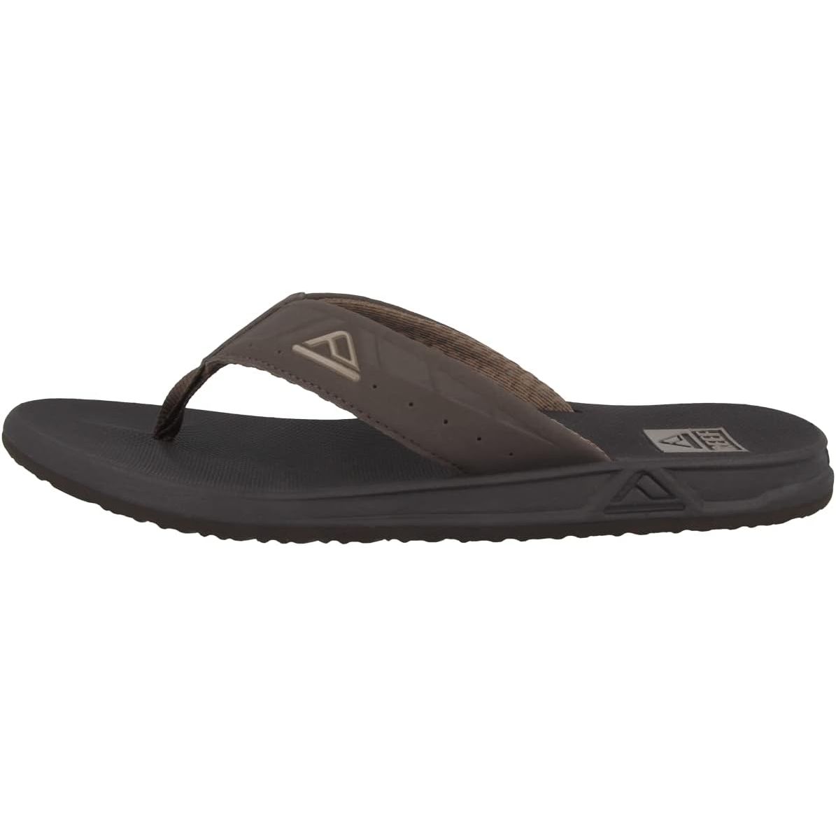 Reef men's Phantoms are a popular line of flip-flops known for their comfortable design and durability. These sandals feature a synthetic nubuck upper with a padded lining, making them ideal for all-day wear. The EVA footbed provides cushioning and support, while the durable rubber outsole offers traction and stability.