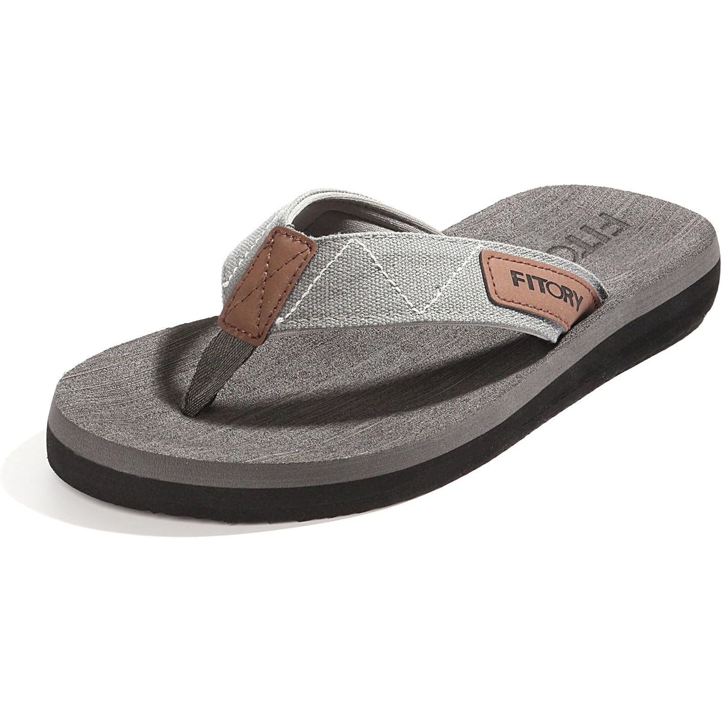 FITORY Men's Flip-Flops are designed for comfort and style, making them a great choice for beach days, pool parties, or casual outings. These sandals feature a soft and cushioned sole that provides all-day comfort, making them perfect for long walks or lounging by the water.