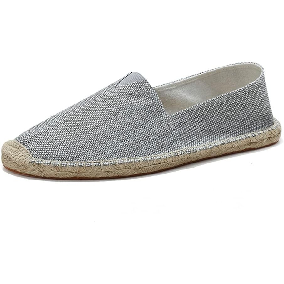 fereshte Mens Alpargata Espadrilles for Women Breathable Slip On Flats Shoes image