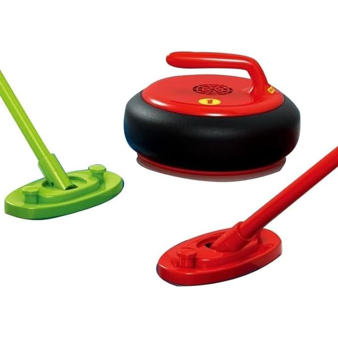 The Indoor Outdoor Sport Toy Electric Curling Ice Hockey Team Curling Toy is a fun and interactive game designed for children ages 3-12 years old. The set includes 1 curling stone, which can be used on various indoor and outdoor surfaces.