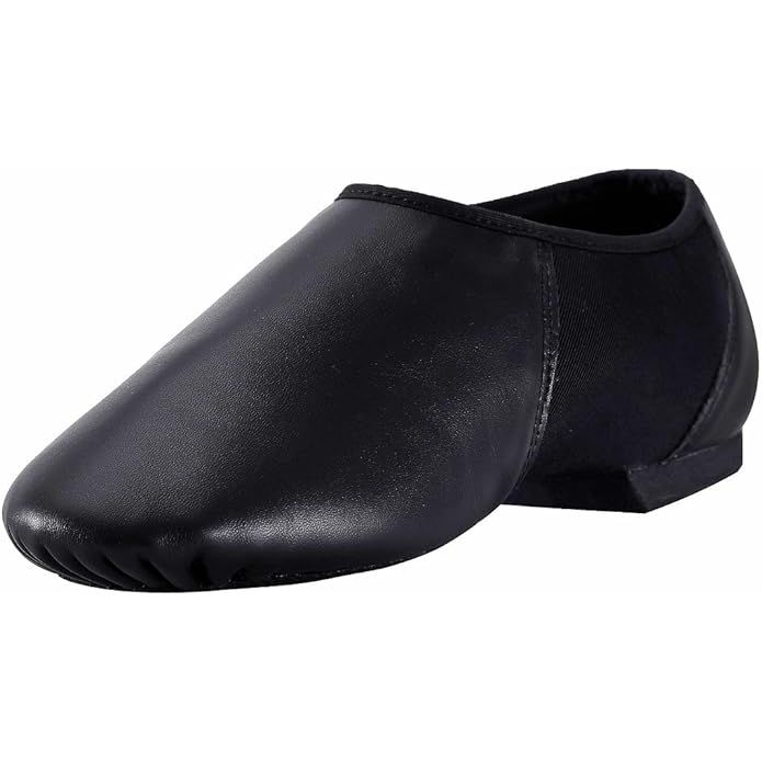 Leather Jazz Shoe Women/Men Slip-on is a type of footwear specifically designed for dancers for jazz and other types of dance routines. These shoes are made from high-quality leather, providing durability and flexibility required for dance movements. The slip-on design makes it easy to put on and take off quickly during practices and performances.