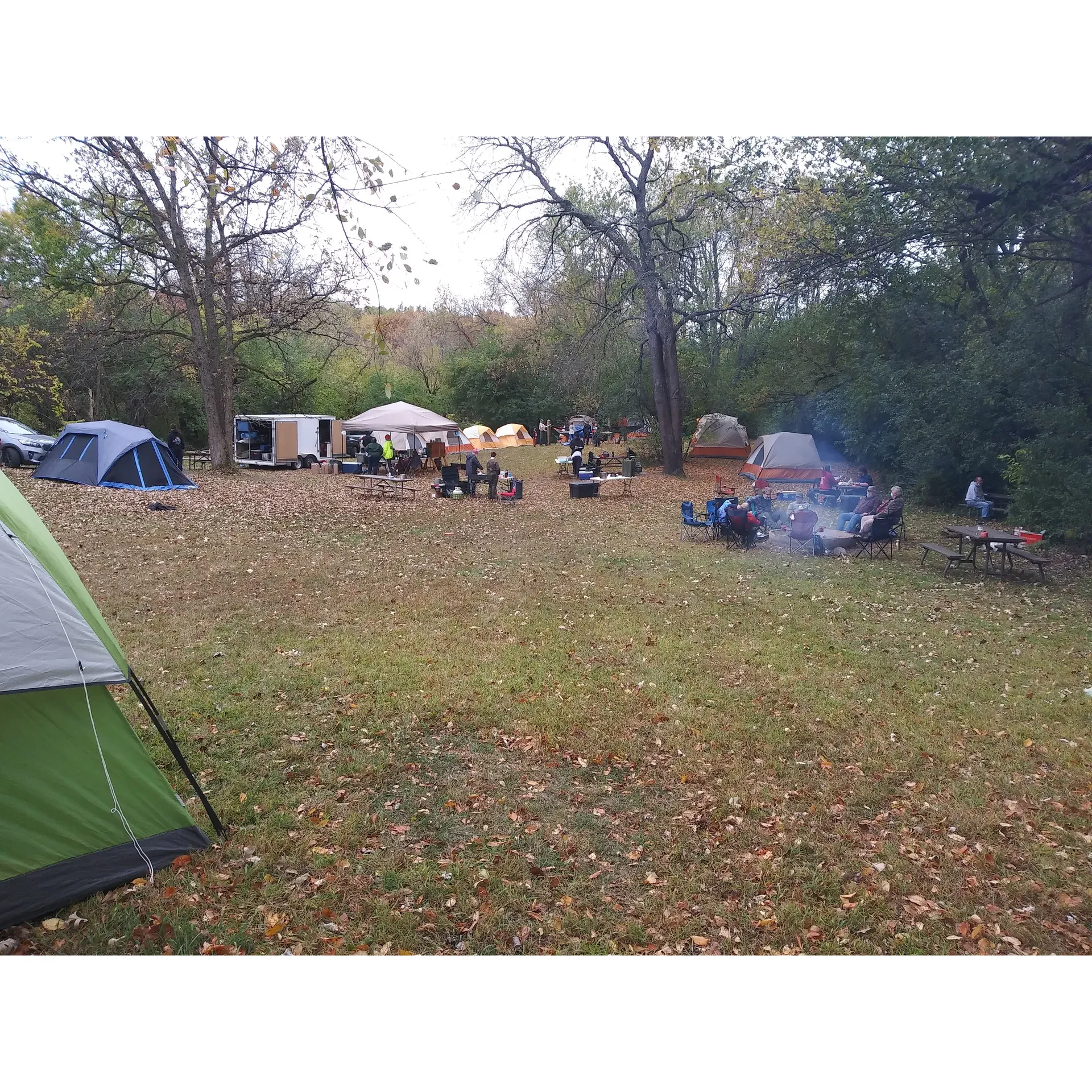 Mudlake West Youth Group Camping Area at Chain O' Lakes State Park provides an expansive and conveniently accessible outdoor experience tailored to group camping. Embraced by the natural beauty of the park, the camping area boasts ample space to comfortably accommodate both youth and adult campers, suitable for large contingents such as scouts or local packs. 

Praised for its cleanliness and thoughtful amenities, Mudlake West offers a well-stocked Camp Your Own Box (CYBO), ensuring campers have essential supplies at hand. The grounds are distinguished by their versatility, featuring dedicated hammock posts that bring a touch of comfort and leisure to the outdoor adventure.

Guests have reported having outstanding experiences, with particular appreciation for the camping area's ability to host significant numbers without sacrificing the sense of space or privacy. Groups can expect a layout that provides abundant room for multiple tents, making it an ideal site for larger gatherings and ensuring everyone can find their own corner under the canopy of stars.

Overall, the Mudlake West Youth Group Camping Area is heralded as one of the finest group camp sites within Chain O' Lakes State Park, offering an inviting and memorable setting for outdoor enthusiasts and first-time campers alike.
 Description by ChatGPT.