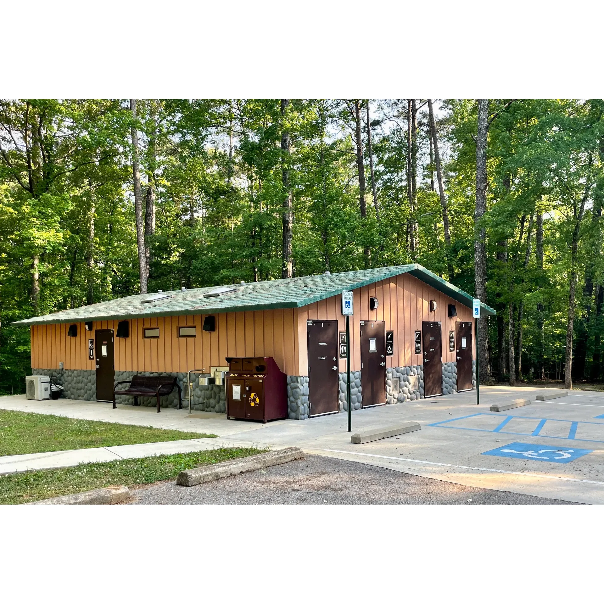 Pickwick Landing State Park Campground offers a serene retreat for outdoor enthusiasts. The spacious campsites provide ample room and privacy for guests, creating a sense of seclusion and connection with nature. With a selection of sites, visitors are treated to a variety of picturesque settings, each offering the essentials of water and electricity hookups to ensure comfort during the stay.

Amenities at the campground include a centrally located bathhouse equipped with showers, catering to guest needs. For those looking to explore the waters, the campground offers convenient access to a marina, boat ramp, and the option of boat rentals, making it easy to spend a day out on the lake. Land activities feature easy-to-walk hiking trails that meander through the grounds, leading adventurers to lakefront views and historical points of interest.

Guests can enjoy outdoor dining and socializing at each site, which is equipped with a picnic table and fire ring. The proximity to the marina beckons the boating community, while the relatively undeveloped surroundings ensure peace and tranquility away from city noise, further emphasized by the notably good cellular reception for those who wish to stay connected.

The campsites' well-maintained conditions are routinely acknowledged, as is the friendliness and helpfulness of the staff who are committed to making visitors' experiences memorable. With its harmonious blend of natural beauty, reassuring facilities, and genuine hospitality, Pickwick Landing State Park Campground is a preferred destination for both relaxation and adventure. Description by ChatGPT.