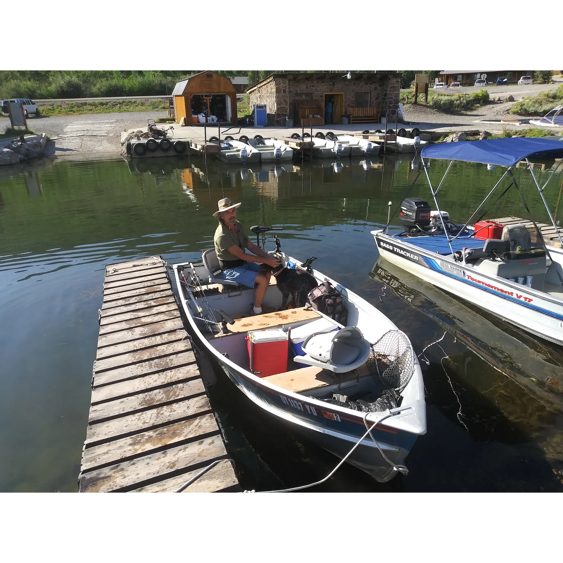 Bowery Creek Rec Site Campground emerges as a splendid destination for outdoor enthusiasts seeking breathtaking views, exceptional fishing, and a gateway to Fishlake and its amazing surroundings. The campground boasts a generous array of sites, including several that operate on a first-come-first-served basis, which have proven to be a boon for spontaneous travelers. With ample options for both solo campers and larger groups, the double and triple sites offer spacious accommodations for those with bigger trailers or more extensive camping setups.

Throughout the campground, visitors will be greeted by the outstanding hospitality of hosts David and Carol. They maintain a supremely tidy and welcoming environment, ensuring the campgrounds, restrooms, and facilities remain in immaculate condition. This attentive care extends to the availability of clean water, with well-placed spigots offering convenience across the sprawling site.

Each camping spot comes equipped with a table and firepit, perfect for those cozy evenings under the stars. Some areas also feature charcoal grills, allowing for a more lavish outdoor culinary experience. Guests are often delighted by the mesmerizing lake views, with certain sites offering particularly inspiring panoramas.

Connectivity with nature doesn't mean complete disconnection from the outside world. Although cell service for certain providers can be limited, this merely underscores the escape you'll find at Bowery Creek, where the serenity of your surroundings takes precedence.

The natural charm of Bowery Creek is augmented by its well-spaced campsites, ensuring privacy and a sense of seclusion amidst the Aspens. With trailheads beckoning for exploration and a lake that is a fisherman's dream, guests are never short of activities. Whether it's the thrill of a hike or the relaxation of casting a line, the campground is a haven for both adventure and tranquility.

For those who find beauty in simplicity, the campground provides all the necessary amenities including fire rings and restrooms, with a focus on the raw beauty of the landscape and the purity of the outdoors experience.

Over the years, Bowery Creek has become a cherished location for many, with generations of families like one reviewer, who have used it as a mainstay for over forty years. Between the familial traditions, the enticing local ice cream, and the heartwarmingly kind camp hosts, Bowery Creek is not just a campground—it's a slice of home in the great outdoors. Guests leave with fond memories and a yearning to return, making it a highly recommended destination for anyone wishing to lose themselves in the splendor of nature. Description by ChatGPT.