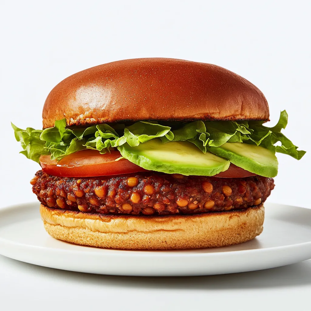 The Veggie Burger is a mouth-watering, plant-based alternative to the traditional beef burger. It features a homemade patty made from a blend of wholesome ingredients such as beans, lentils, oats, and various spices. Topped with creamy slices of avocado, crisp lettuce, juicy tomatoes, and your choice of condiments, this burger doesn't skimp on flavor. The patty can be pan-fried, baked, or grilled to perfection and is served on a toasted bun, making it an ideal choice for both vegetarians and health-conscious foodies looking to enjoy a flavorful burger experience. Description by ChatGPT.