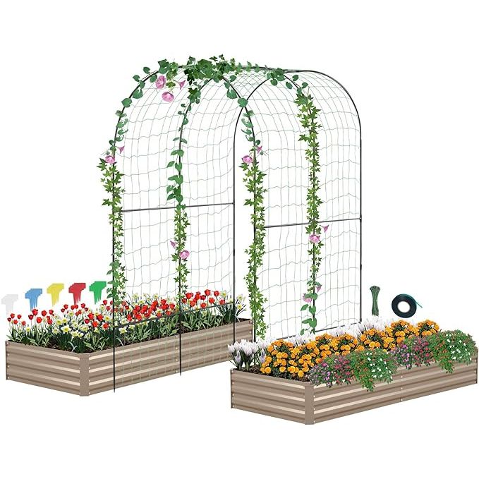The DTIG raised garden bed kit offers a spacious planting area, measuring 6x3x1 FT and able to hold 18 CUFT / 135 gallons of soil. This ample room allows you to cultivate a wide variety of plants, from vibrant vegetables to fragrant herbs to beautiful flowers.