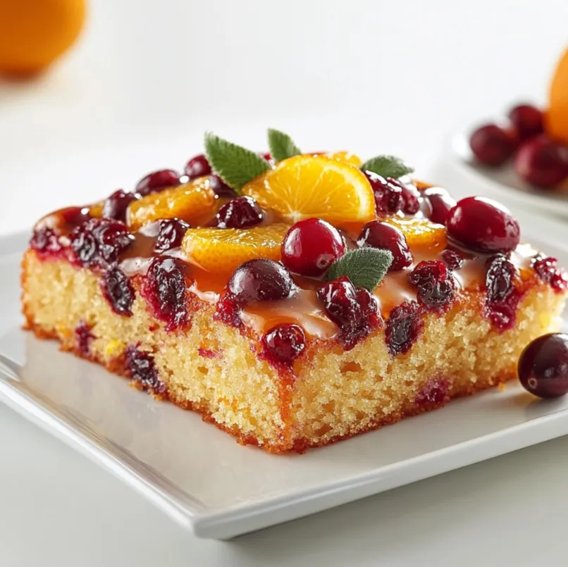 The Cranberry Orange Cake is a refreshing dessert that features the invigorating flavors of tart cranberries and zesty oranges, creating a harmonious balance between sweetness and acidity. This moist and fluffy cake is infused with fresh orange juice and zest, giving it a bright citrus note that complements the tartness of the cranberries.