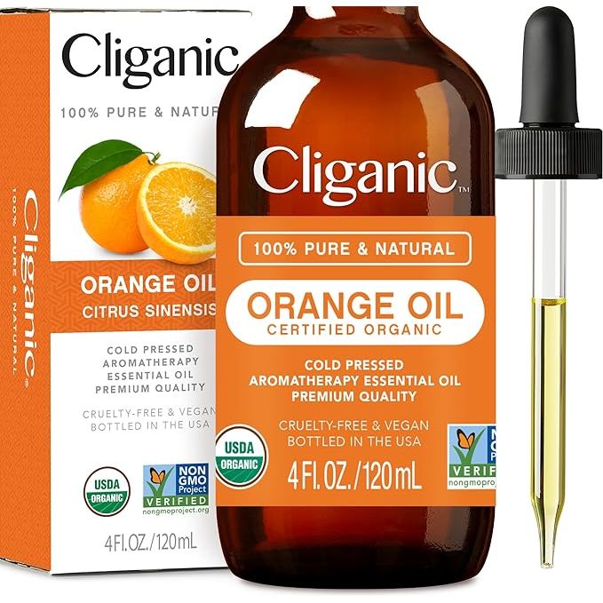 Introducing Cliganic Certified Organic Orange Oil, a pure and potent essential oil that is USDA organic certified for utmost quality and purity. Made from 100% single ingredient orange oil, this product contains no synthetic additives, ensuring a natural and authentic aroma.