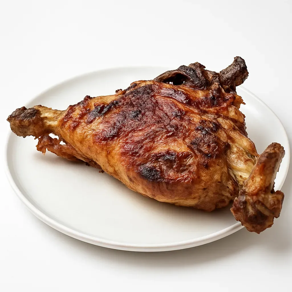 A traditional Patagonian dish that features slow-cooked lamb infused with the rich flavors of craft beer, perfect for special occasions.