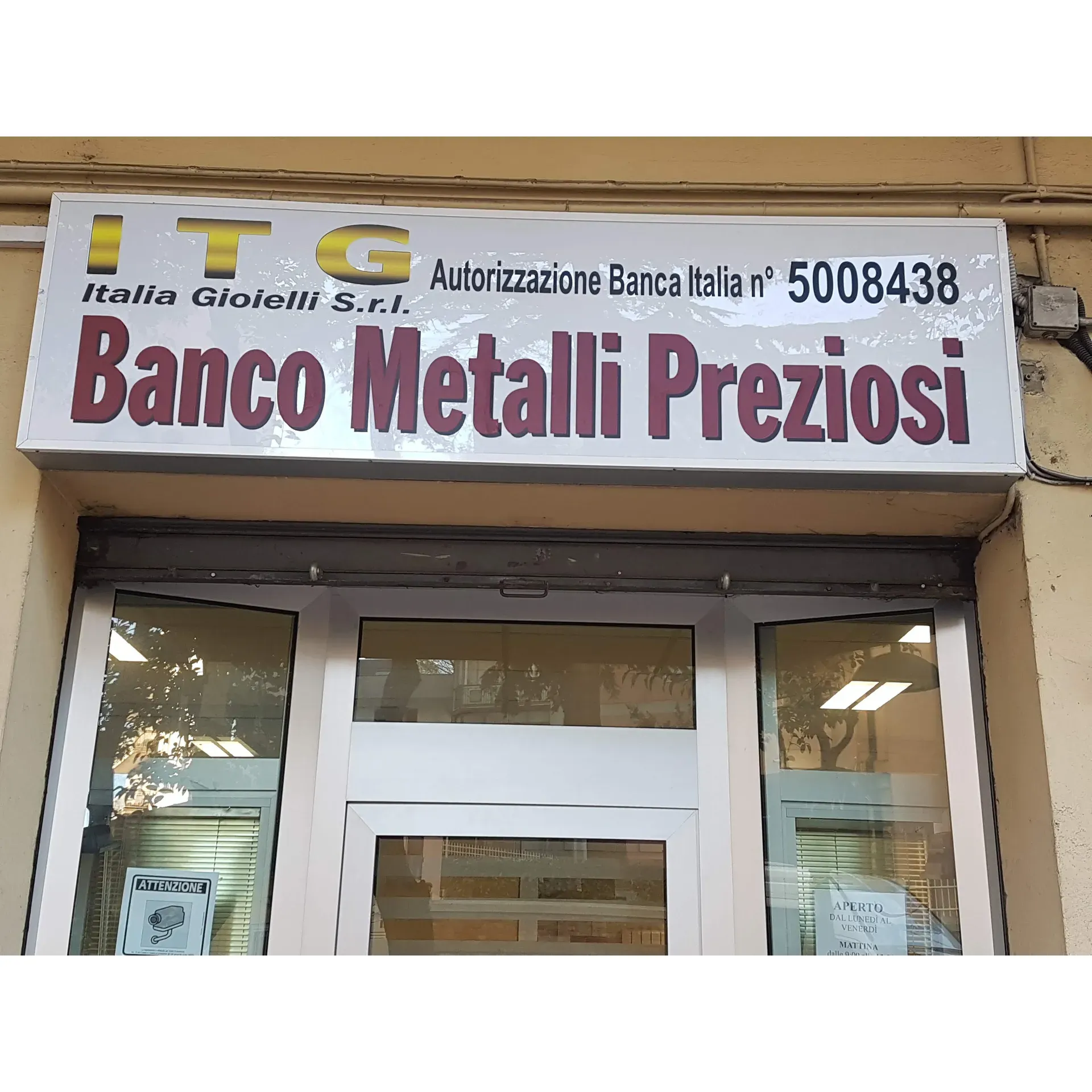 Italia Gioielli - Compro Oro - Banco Metalli Preziosi emerges as a beacon of trustworthiness and expertise in the precious metals and jewelry market. This establishment enjoys a glowing reputation for its exceptional professionalism, with a clientele that fervently recommends its services. Renowned for their knowledgeable and reliable team, they have rightfully become a pivotal point of reference for those dealing in gold transactions, whether buying or selling.

With a legacy of fostering genuine relationships with their patrons, Italia Gioielli prides itself on delivering an enduring sense of honesty and courtesy that permeates every transaction. Beyond mere trading, the store serves as a cherished destination for those seeking thoughtful gifts for special occasions like baptisms and first communions, ensuring each customer’s needs are met with grace and expert guidance.

Clients consistently laud the welcoming and amicable atmosphere cultivated by the friendly staff, reinforcing the establishment's standing as a premier choice. Recognized as a paragon in the industry, the business values transparent dealings and clearly communicated quotes, establishing an environment of fairness and openness that resonates with patrons.

Italia Gioielli remains passionately committed to maintaining the highest standards of service, a testament to their dedication as illustrated by the repeated endorsements from customers who eagerly anticipate their return visits. With such strong endorsements, this enthralling locale confidently asserts itself as a highly commendable hub for all who seek excellence in the realm of precious metals and jewelry. Description by ChatGPT.