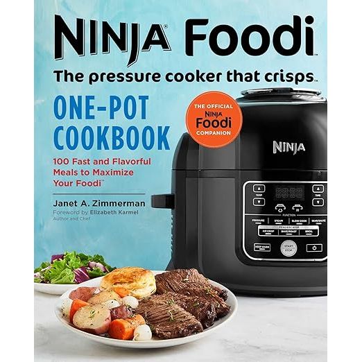 Unlock the full potential of your Ninja Foodi with Ninja Foodi: The Pressure Cooker that Crisps: One-Pot Cookbook by culinary expert Janet A. Zimmerman. Elevate your home cooking with over 100 innovative recipes crafted for the Ninja Foodi's advanced features.