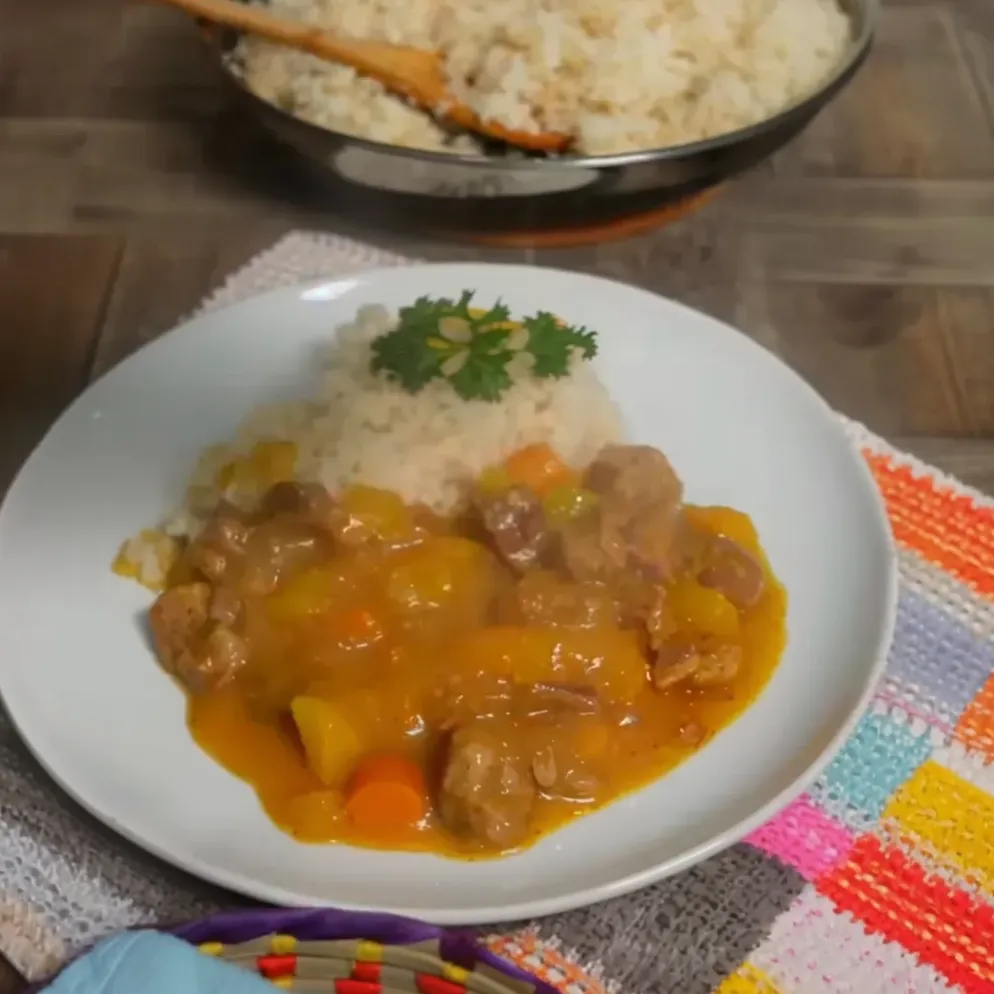 Habanero Pork with Butter Garlic Rice image