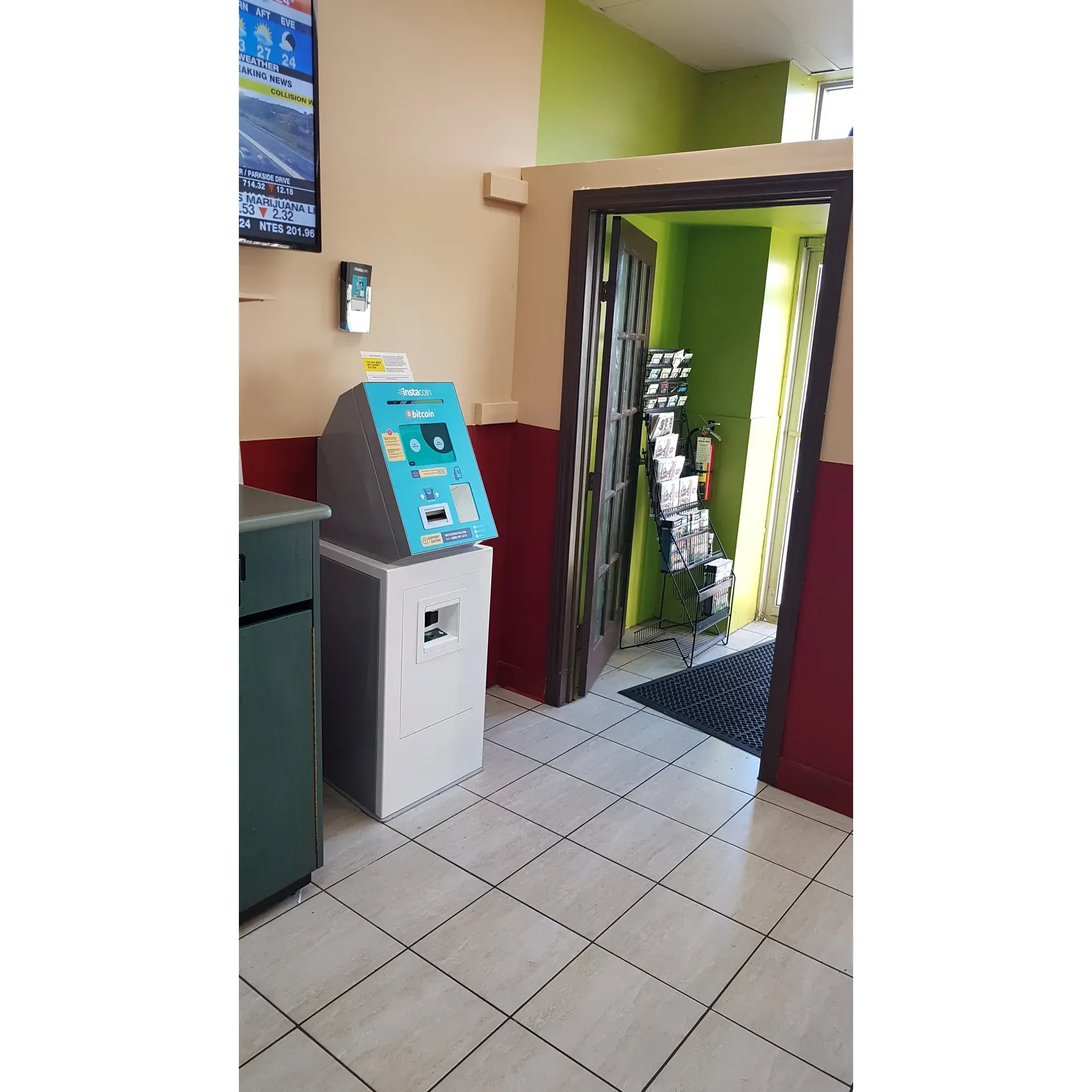 Instacoin Bitcoin ATM - Paradise Shawarma is a convenient way for customers to buy and sell Bitcoin in Woodbridge, Ontario. The ATM is located at 5451 Hwy 7 in Woodbridge, easily accessible for those looking to transact with cryptocurrency. The ATM is located within the Paradise Shawarma restaurant, making it a convenient option for customers looking to grab a bite to eat while conducting their Bitcoin transactions.

The ATM allows customers to buy Bitcoin using cash or debit card, providing a simple and straightforward process for those looking to invest in cryptocurrency. Transactions are completed quickly and securely, offering a convenient option for customers in the area. The location at Paradise Shawarma also provides customers with a comfortable and welcoming environment to conduct their transactions.

Overall, Instacoin Bitcoin ATM - Paradise Shawarma offers a convenient and user-friendly option for buying and selling Bitcoin in Woodbridge, Ontario. With its accessible location and easy-to-use interface, customers can quickly and securely complete their transactions while enjoying the amenities of the Paradise Shawarma restaurant. Description by ChatGPT.