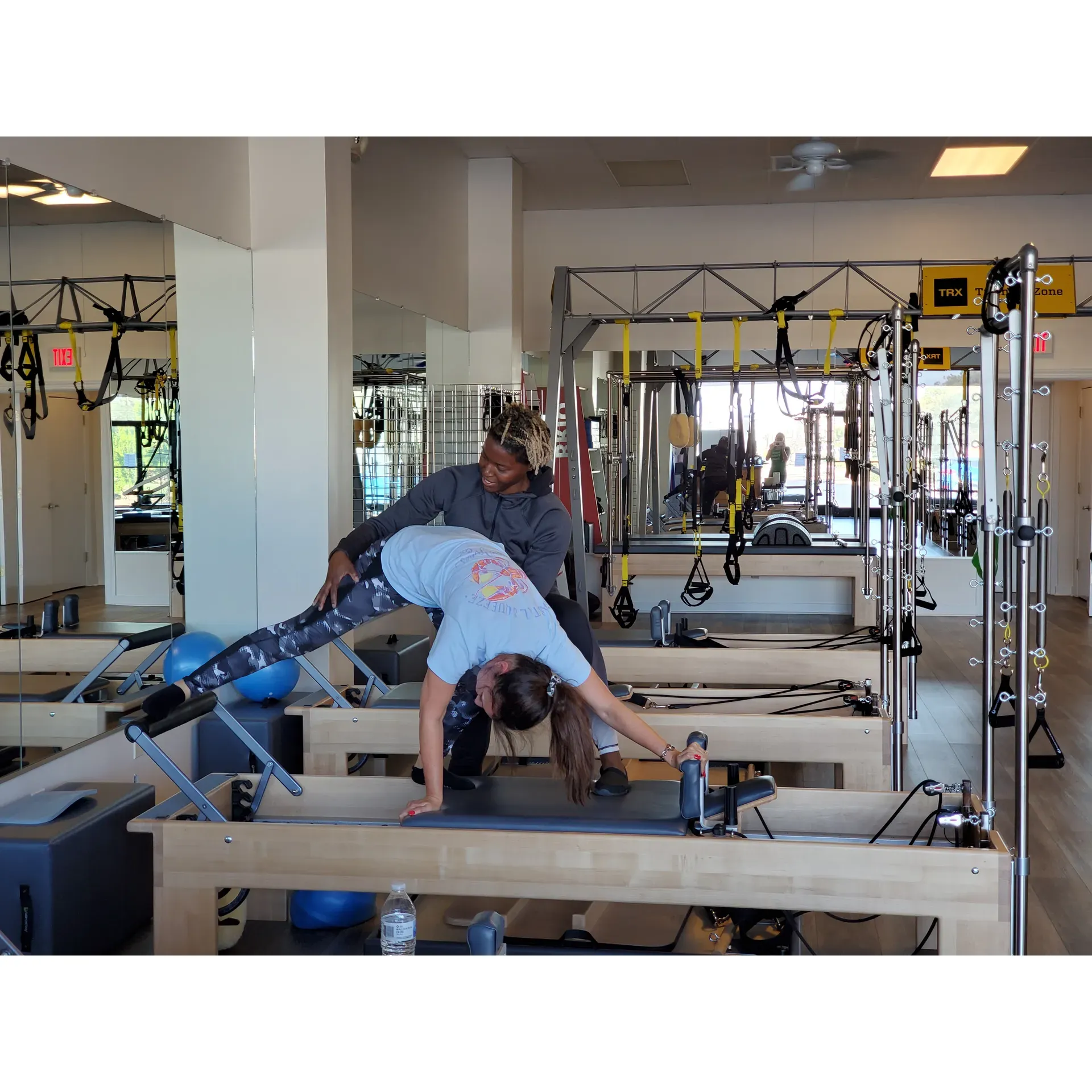 Dawn Pilates Studio emerges as a sanctuary for those seeking a harmonious blend of relaxation and invigoration through the art of Pilates. With an array of classes that cater to both novices and fitness enthusiasts, the studio stands as a beacon for individuals aspiring to enrich their workout routines. A trove of specialized equipment, including the Reformer and other Pilates tools, ensures that every session is tailored to elevate one’s well-being, allowing for a personalized experience that fosters balance, flexibility, and strength.

The welcoming atmosphere is further enhanced by the presence of skilled and compassionate instructors like Brande, who infuse patience and kindness into their teaching. The studio thrives on a foundation of positive energy and attentive instruction, creating an environment where safety and personal growth are paramount. Class participants can expect meticulous attention to form, ensuring a challenging yet safe experience, under the guidance of professionals who are easily approachable and eager to accommodate individual concerns.

A hallmark of Dawn Pilates Studio is its commitment to maintaining a pristine and serene space, allowing clients to immerse themselves in their practice with peace of mind, even in times where health and safety are of the utmost importance. The studio's adaptability and dedication to cleanliness amplify the comfort and security felt by its community.

With a schedule that embraces the early risers, the studio provides a blissful and sweaty start to the day, ideal for those seeking to awaken their bodies through mindful breaths and movement. The studio not only serves as a physical haven but also as an emotional safe house for many, earning a cherished place in the hearts of its patrons.

Affordability and beauty coalesce at Dawn Pilates Studio, delivering an appealing setting without compromising on quality. The passion exhibited by the staff resonates through each session, with a particular acknowledgment of the dedicated and accommodating nature of their director of education, Everlea. Their comprehensive Pilates certification program reflects this ethos of thoroughness and flexibility, contributing to the studio's reputation as a top-tier establishment for both casual classes and more in-depth Pilates education. Dawn Pilates Studio remains a proud and beloved cornerstone of its community, where every individual is encouraged to flourish and embrace the transformative journey of Pilates. Description by ChatGPT.